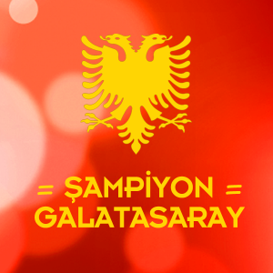 Şampiyon Galatasaray resmi Arnavut